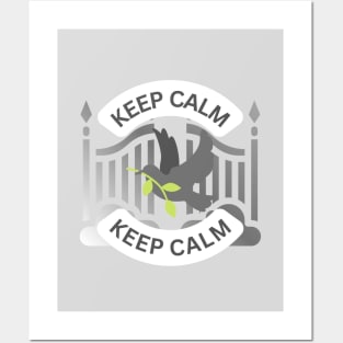 Keep calm t shirt design Posters and Art